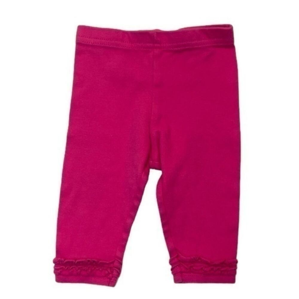 Gerber Pink Ruffle Leggings Size 0-3 Months